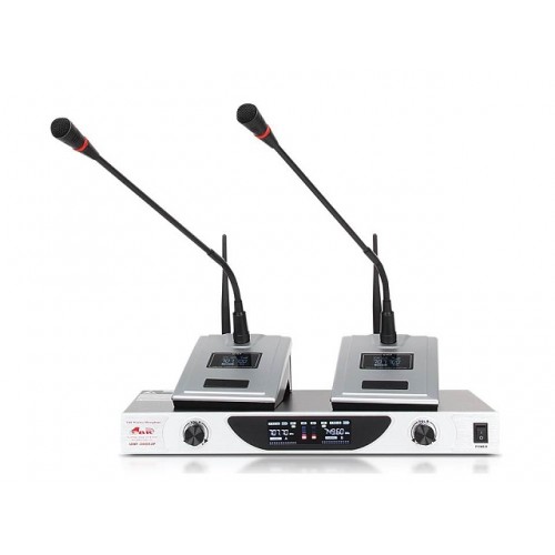 GBR UHF-2600JP Inalambrico doble de mesa MICROFONO