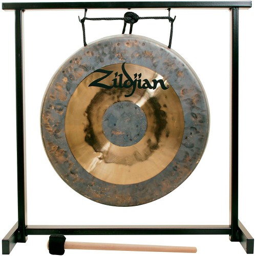 Zildjian  12" Traditional Gong and Table-TOP Stand Set