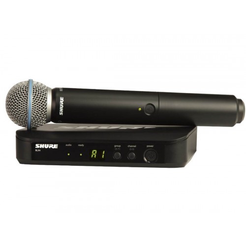 SHURE BETA58 /BLX24 MICROFONO INALAMBRICO
