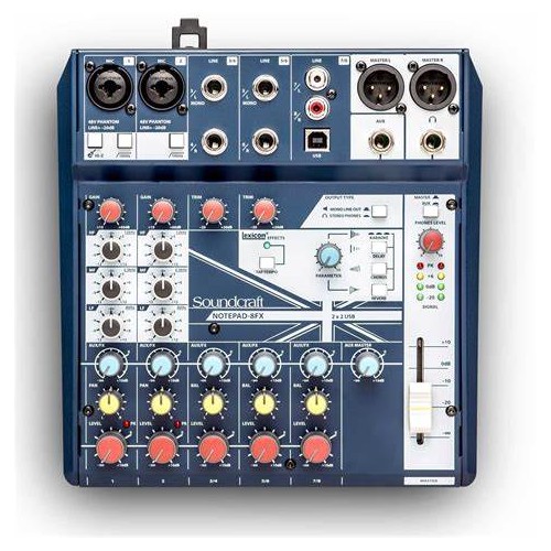 SOUNDCRAFT NOTEPAD8 CONSOLA