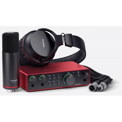 FOCUSRITE SCARLETT 212 SET 4TA GEN PLACA INTERFAZ